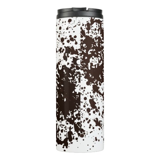 Kaffeebohnen Thermosbecher (Rückseite)