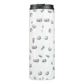Kaffeebohnen Thermosbecher (Rückseite)