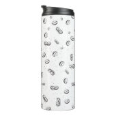 Kaffeebohnen Thermosbecher (Nach rechts gedreht)