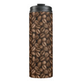 Kaffeebohnen Thermosbecher (Vorderseite)