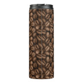 Kaffeebohnen Thermosbecher (Rückseite)