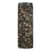 Kaffeebohnen Thermosbecher (Rückseite)