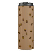 Kaffeebohnen Thermosbecher (Rückseite)