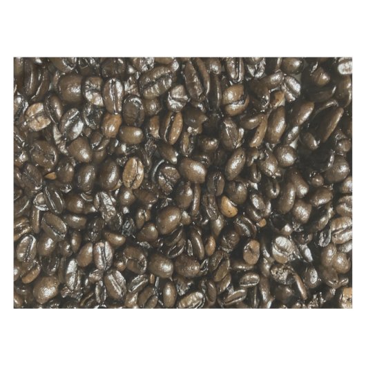 Kaffeebohnen Tischdecke (Vorderseite (Horizontal))