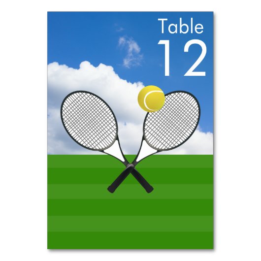 Kaffeebohnen Tischnummer (Vorderseite)