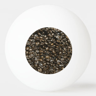Kaffeebohnen Tischtennisball