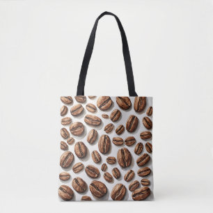 Kaffeebohnen überall tasche