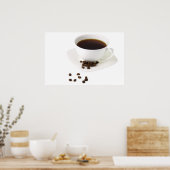 Kaffeebohnen und Kaffee Poster (Küche)