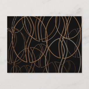 Kaffeebohnen-Unschärfe Postkarte