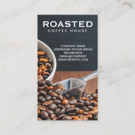Kaffeebohnen Visitenkarte