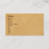 Kaffeebohnen Visitenkarte (Rückseite)