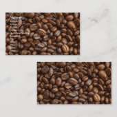 KAFFEEBOHNEN VISITENKARTE (Vorne/Hinten)