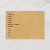 Kaffeebohnen Visitenkarte (Rückseite)