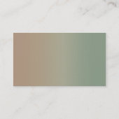 Kaffeebohnen Visitenkarte (Rückseite)