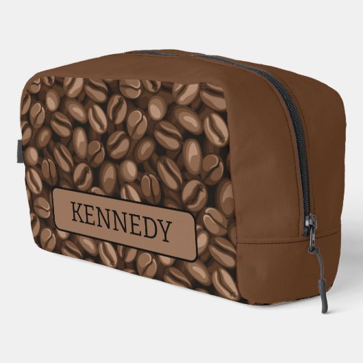 Kaffeebohnen Waschbeutel (Rechte Ecke)