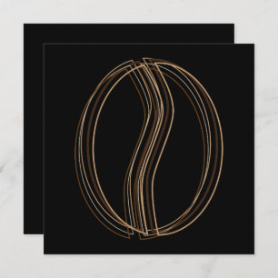 Kaffeebohnen-Weichheit Einladung