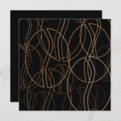 Kaffeebohnen-Weichheit Einladung (Vorne/Hinten)