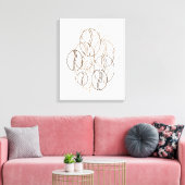 Kaffeebohnen-Weichheit Leinwanddruck (Insitu (Wohnzimmer))