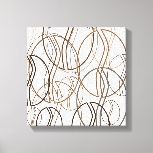 Kaffeebohnen-Weichheit Leinwanddruck (Vorderseite)