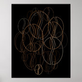 Kaffeebohnen-Weichheit Poster (Vorne)