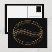 Kaffeebohnen-Weichheit Postkarte (Vorne/Hinten)