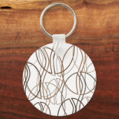 Kaffeebohnen-Weichheit Schlüsselanhänger (Vorderseite)