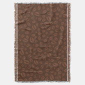 Kaffeebohnen werfen Blumendekor Decke (Vorderseite Vertikal)