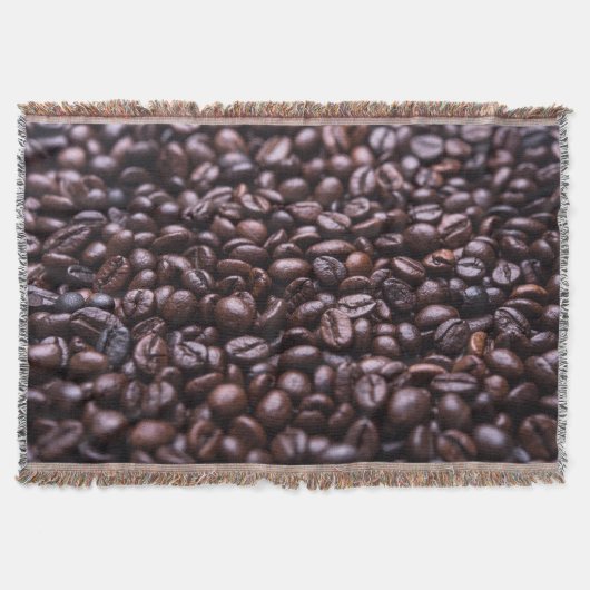 Kaffeebohnen werfen Decke (Vorderseite)