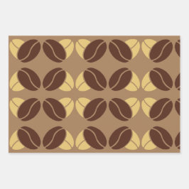 Kaffeebohnen Wrapping Paper Boans Geschenk Wrap Geschenkpapier Set