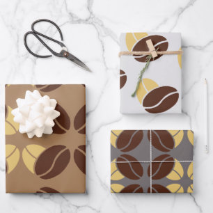 Kaffeebohnen Wrapping Paper Boans Geschenk Wrap Geschenkpapier Set