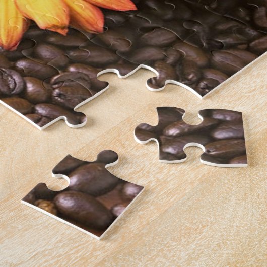 Kaffeebohnen & Yellow Daisy Puzzle (Seite)