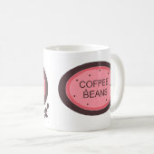 Kaffeebohnen-Zeichen Kaffeetasse (VorderseiteRechts)
