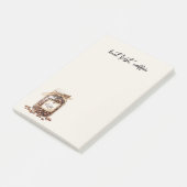 Kaffeebohnenbehälter Post-it Klebezettel (angewinkelt)