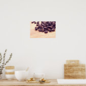 Kaffeebohnenkörner Poster (Küche)