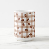 Kaffeebohnenmuster Kaffeetasse (Mittel)