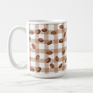 Kaffeebohnenmuster Kaffeetasse