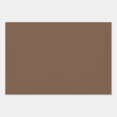 Kaffeebräse Farbe Solid Geschenkpapier Set (Vorderseite)