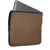 Kaffeebräse Farbe Solid Laptopschutzhülle (Vorne Rechts)