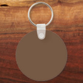 Kaffeebräse Farbe Solid | Monogramm Schlüsselanhänger (Rückseite)