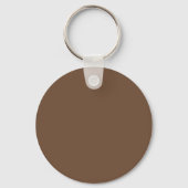 Kaffeebräse Farbe Solid | Monogramm Schlüsselanhänger (Rückseite)