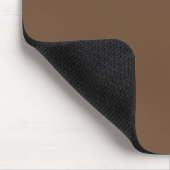 Kaffeebräse Farbe Solid Mousepad (Ecke)