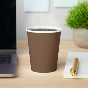 Kaffeebräse Farbe Solid Pappbecher