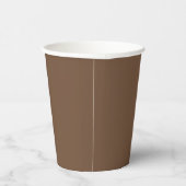 Kaffeebräse Farbe Solid Pappbecher (Rechts)