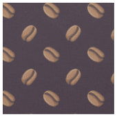 Kaffeebraun-Icon-Muster Stoff (Nahaufnahme)