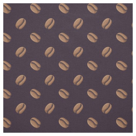 Kaffeebraun-Icon-Muster Stoff (Muster)