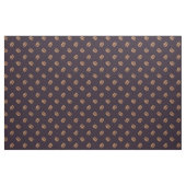 Kaffeebraun-Icon-Muster Stoff (Fat Quarter (45,7 x 55,9 cm))