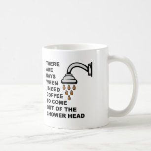 Kaffeebrause Kopf Lustiger Becher oder Reisebecher Kaffeetasse