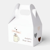 Kaffeebrautabschiedsparty Geschenkschachtel (Vorderseite)