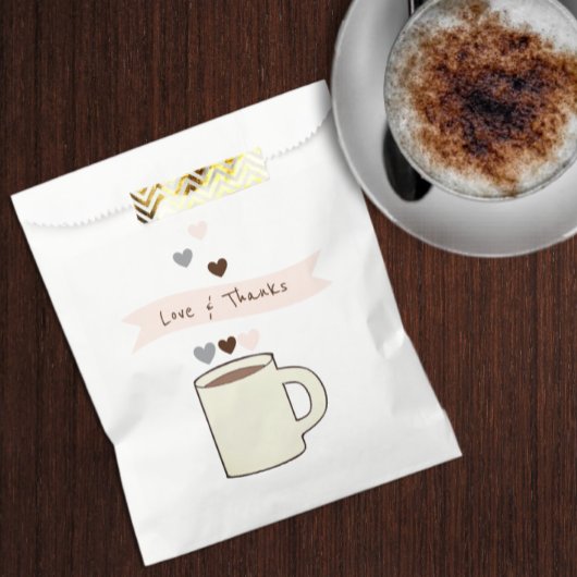 Kaffeebrautabschiedsparty Geschenktütchen