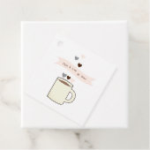 Kaffeebrautparty-Mitgebringsel Geschenkanhänger (Beispiel)
